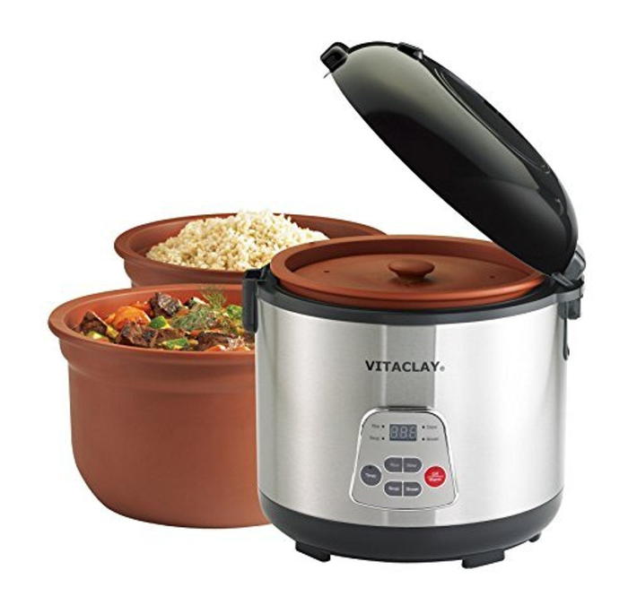 VitaClay High-Fired 2-in-1 Rice 'n Slow Cooker Giveaway